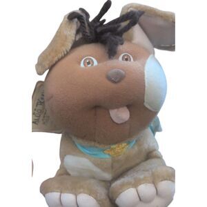 Vintage 1987 Cabbage Patch Kids Pets Aldo Henry Puppy Dog Plush Brown Tan